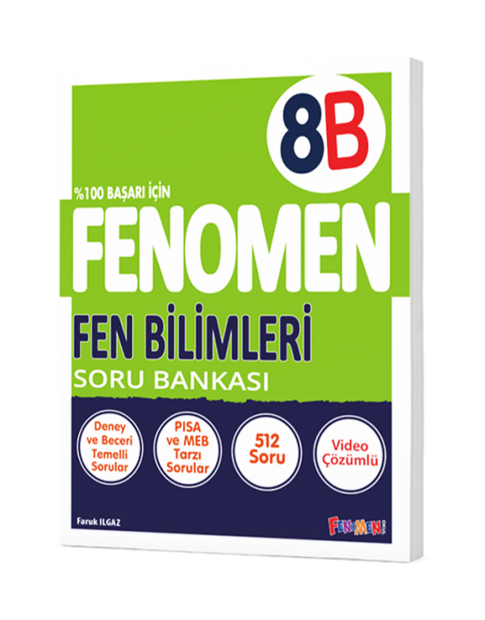 FENOMEN 8. SINIF FEN BİLİMLERİ B SORU BANKASI