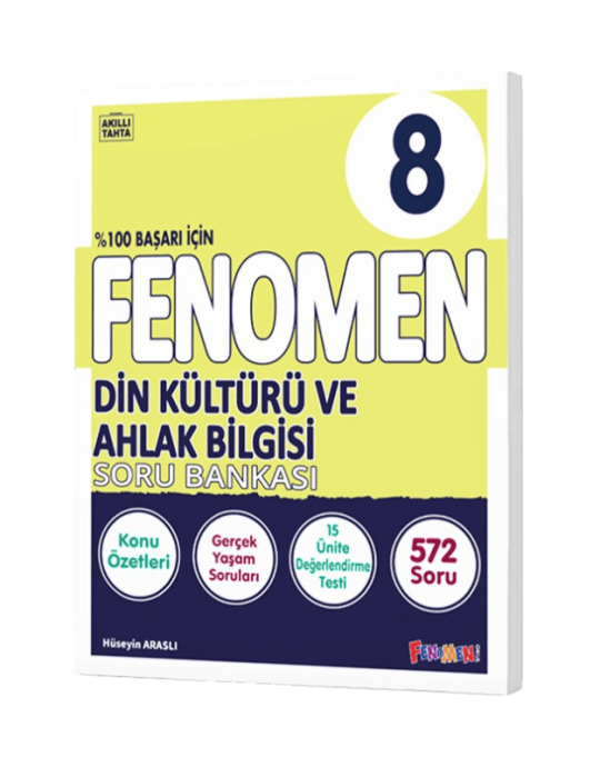 FENOMEN 8. SINIF DİN KÜLTÜRÜ VE AHLAK BİLGİSİ SORU BANKASI